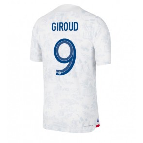 Francja Olivier Giroud #9 Koszulka Wyjazdowych MŚ 2022 Krótki Rękaw
